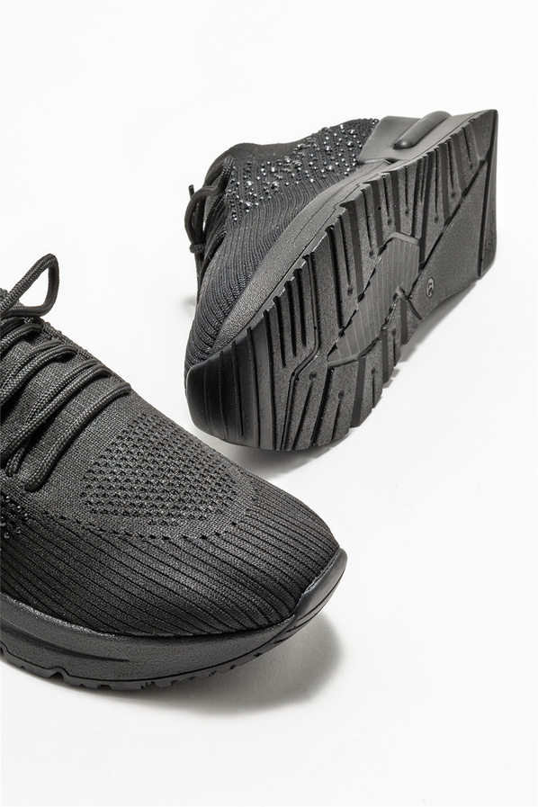 Siyah kadın sneaker - Elle Shoes