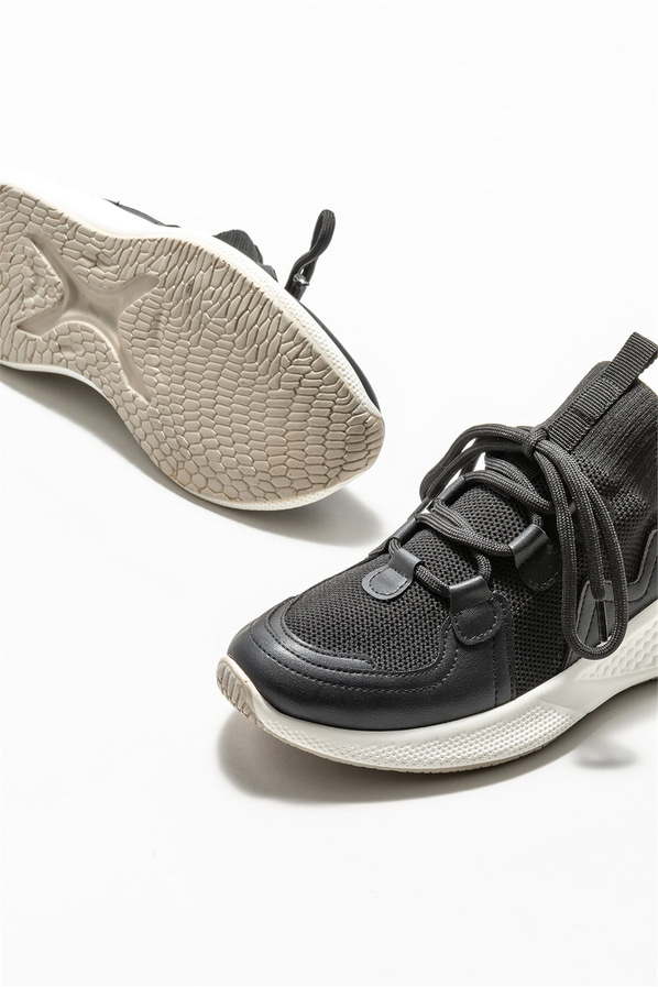 Siyah kadın sneaker - Elle Shoes