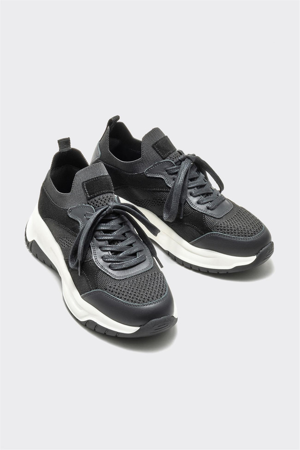 Siyah kadın sneaker - Elle Shoes