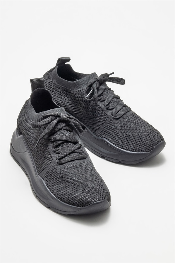 Siyah kadın spor ayakkabı - Elle Shoes