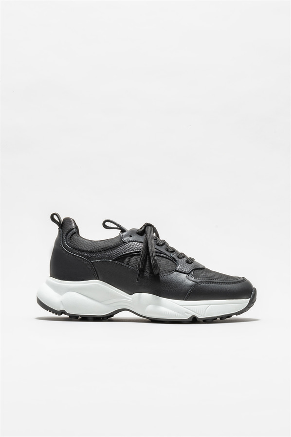 Siyah kadın sneaker - Elle Shoes