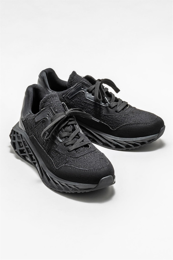 Siyah kadın sneaker - Elle Shoes