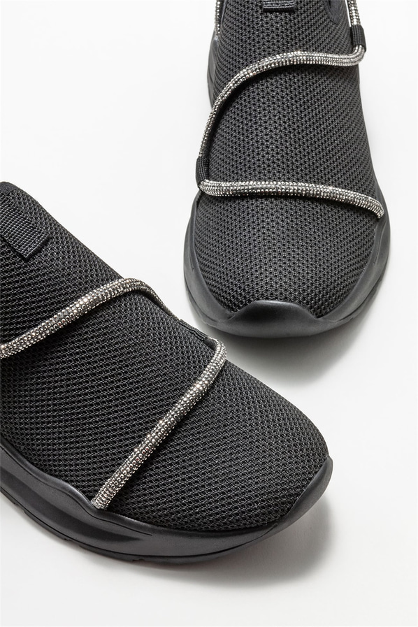 Siyah kadın sneaker - Elle Shoes
