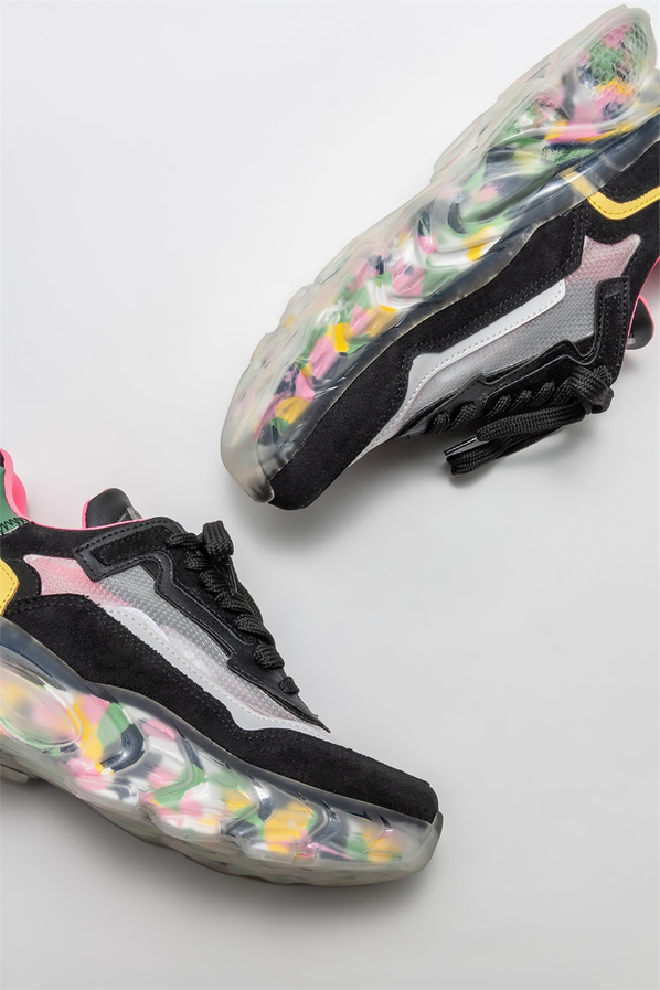 Siyah kadın sneaker - Elle Shoes