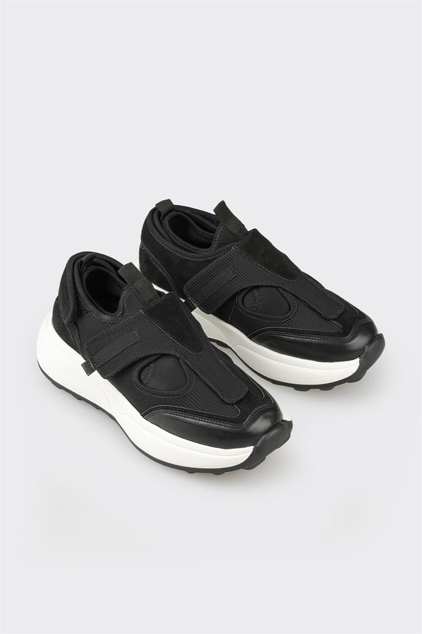 Siyah kadın sneaker - Elle Shoes