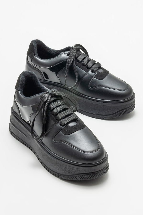 Siyah kadın spor ayakkabı - Elle Shoes