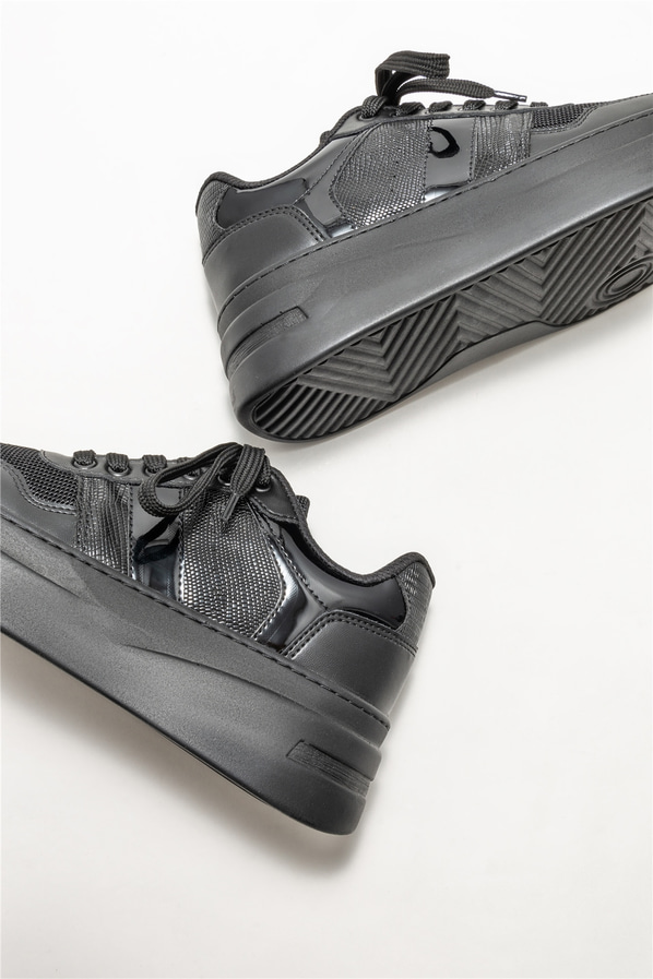 Siyah kadın sneaker - Elle Shoes