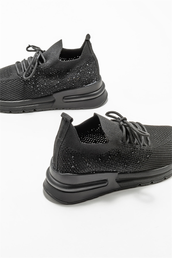 Siyah kadın sneaker - Elle Shoes