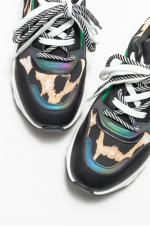 Siyah kadın sneaker - Elle Shoes