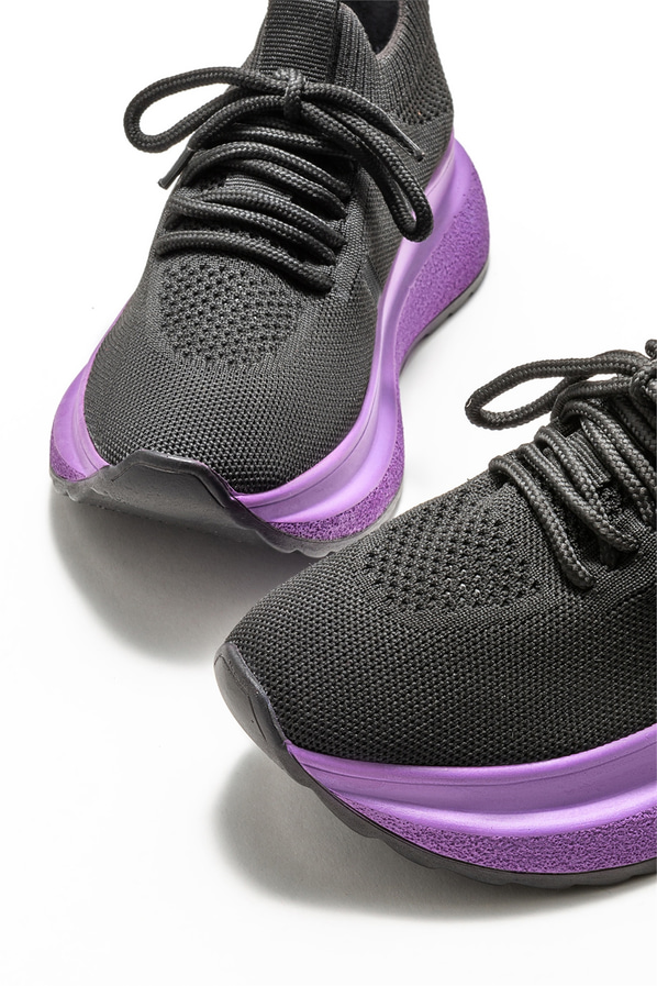 Siyah kadın sneaker - Elle Shoes