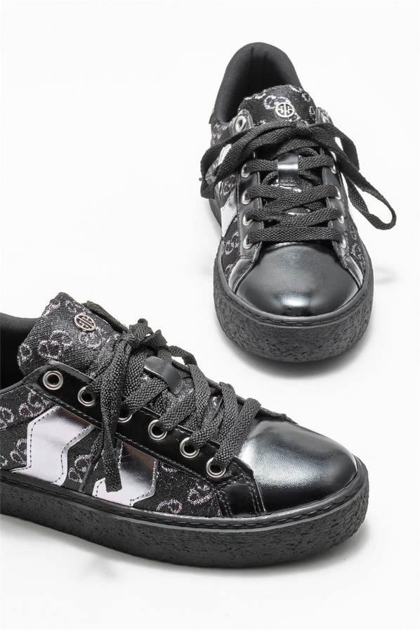 Siyah kadın sneaker - Elle Shoes