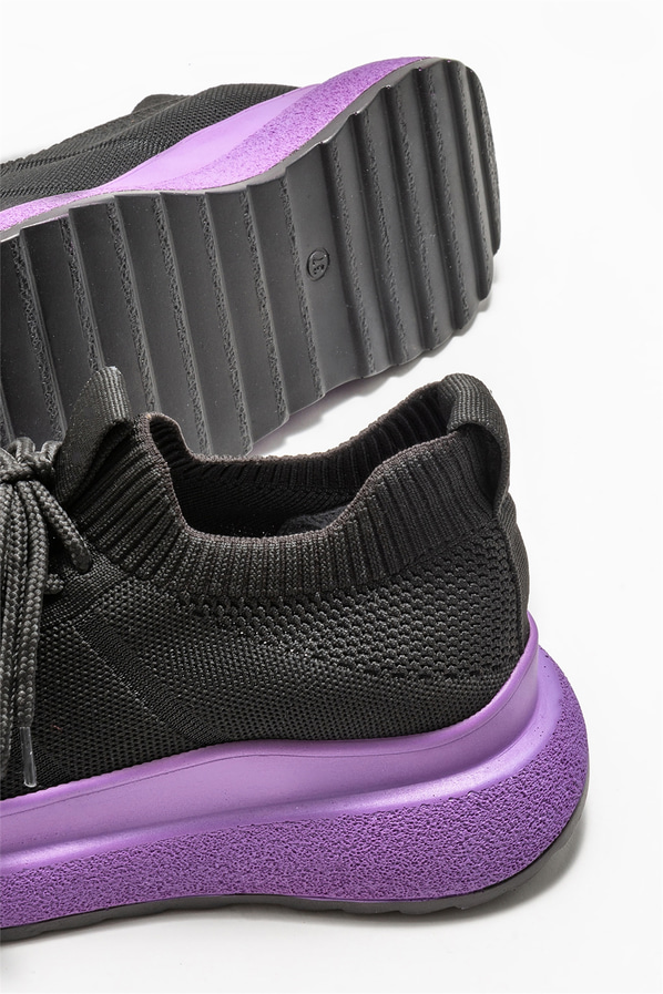 Siyah kadın sneaker - Elle Shoes