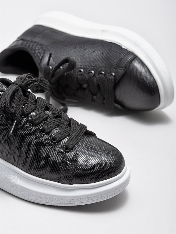 Siyah kadın spor ayakkabı - Elle Shoes