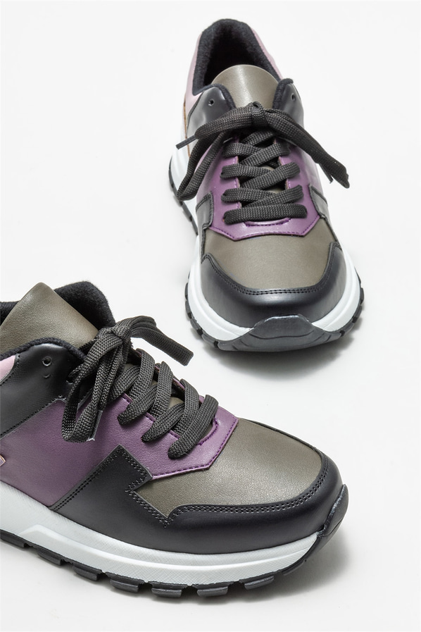 Siyah kadın spor ayakkabı - Elle Shoes