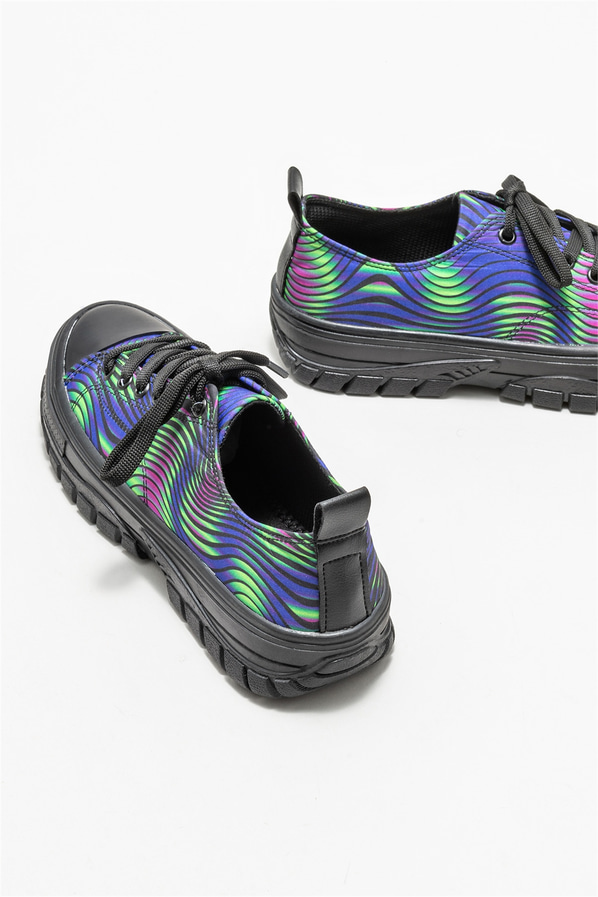 Siyah kadın sneaker - Elle Shoes