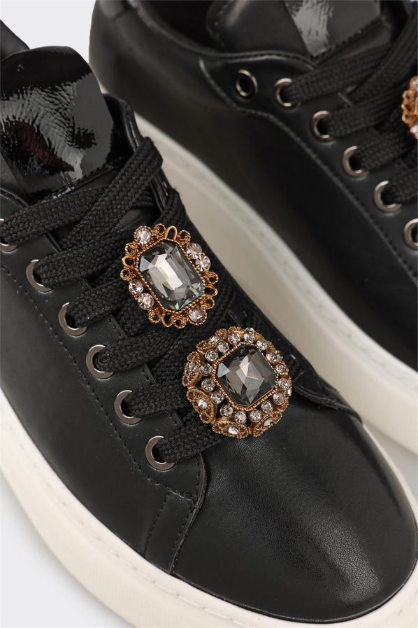 Siyah kadın sneaker - Elle Shoes