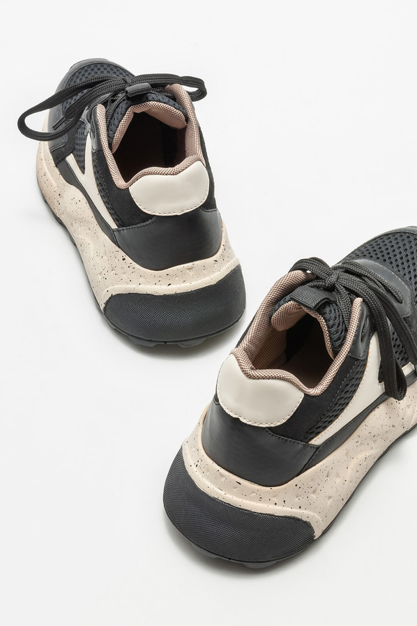 Siyah kadın spor ayakkabı - Elle Shoes