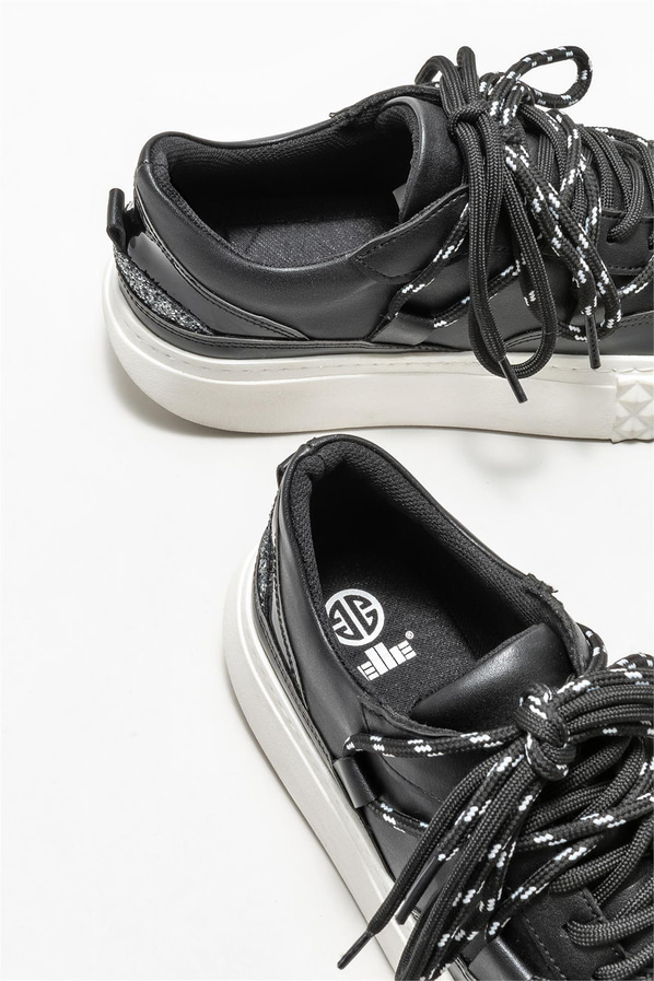 Siyah kadın sneaker - Elle Shoes