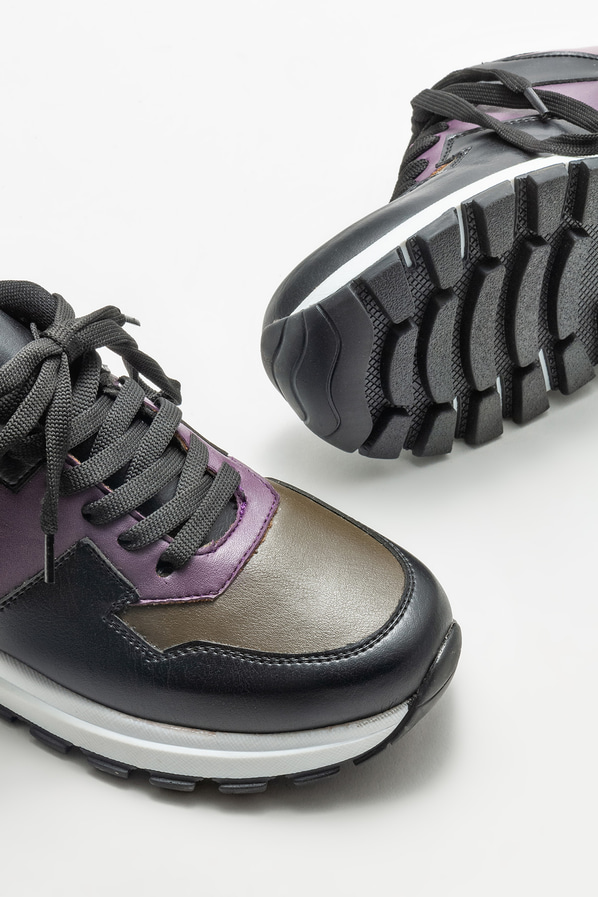 Siyah kadın spor ayakkabı - Elle Shoes