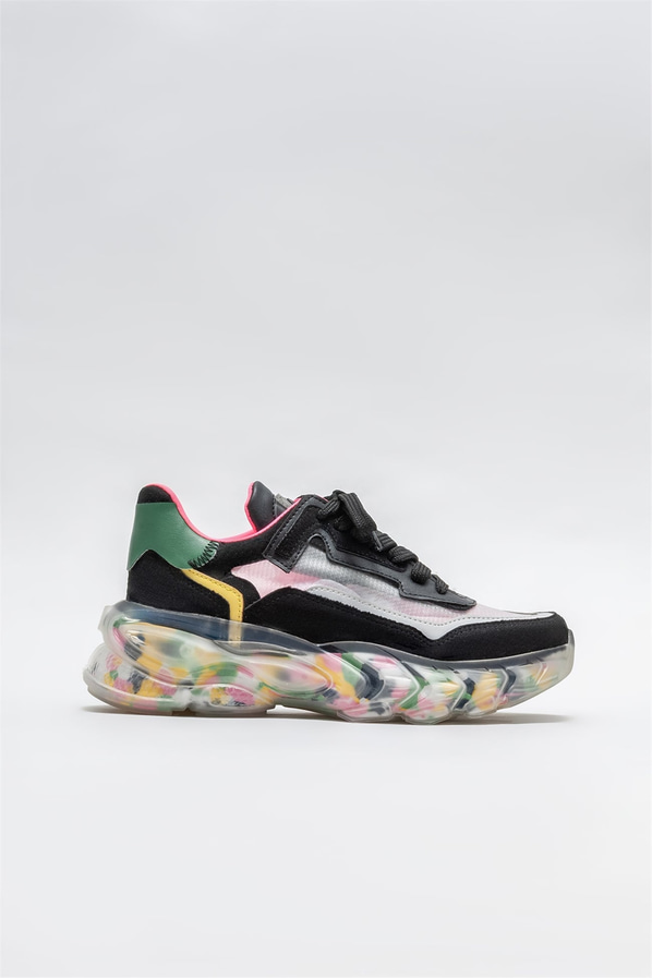 Siyah kadın sneaker - Elle Shoes