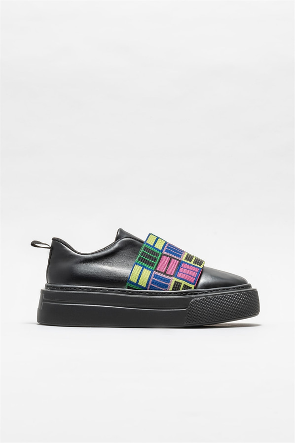 Siyah kadın sneaker - Elle Shoes
