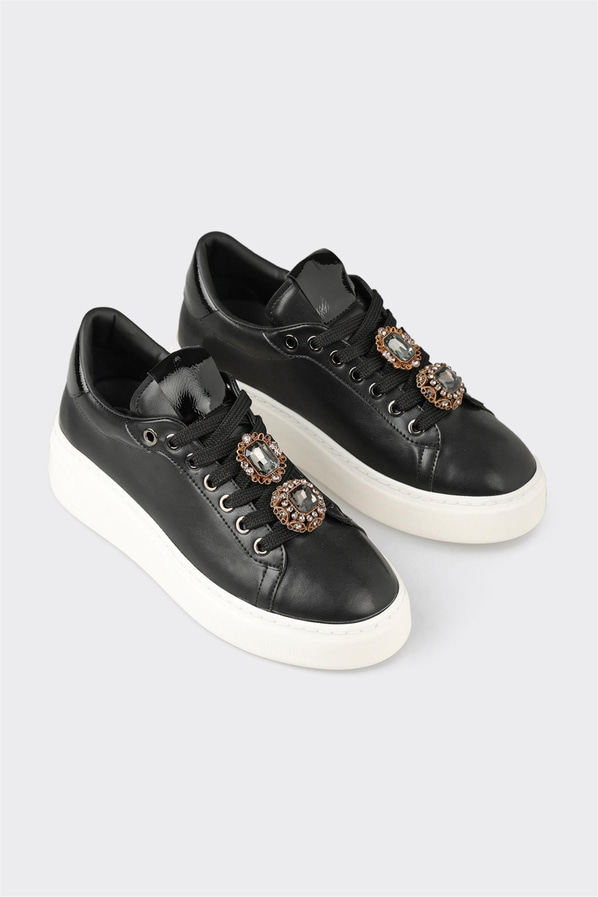 Siyah kadın sneaker - Elle Shoes
