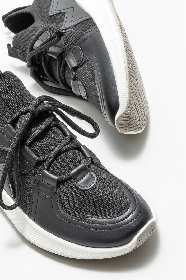 Siyah kadın sneaker - Elle Shoes