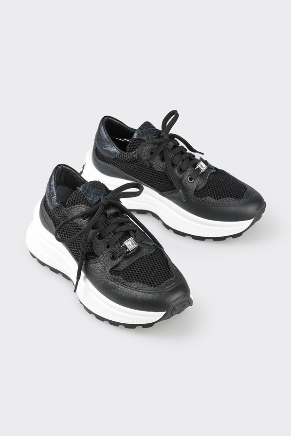 Siyah kadın sneaker - Elle Shoes
