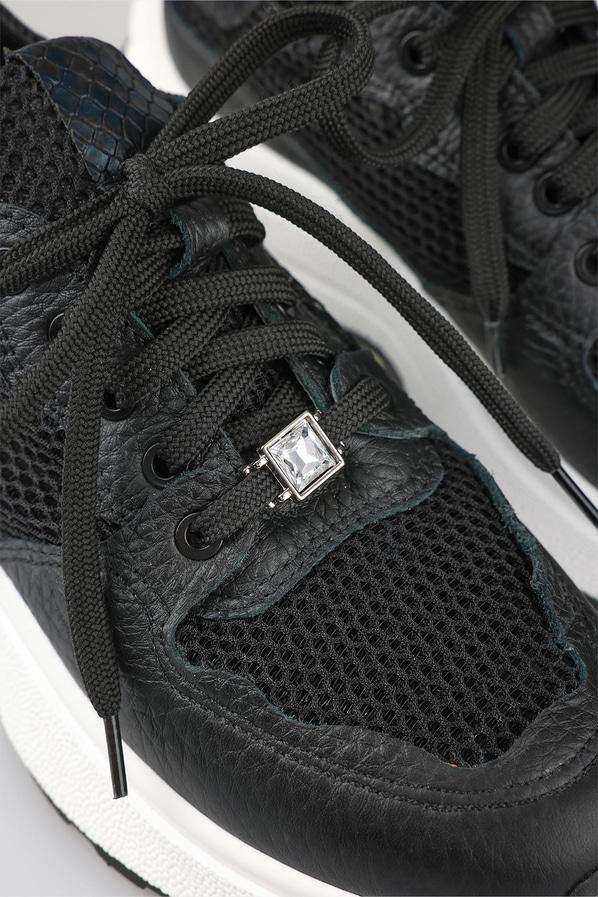 Siyah kadın sneaker - Elle Shoes