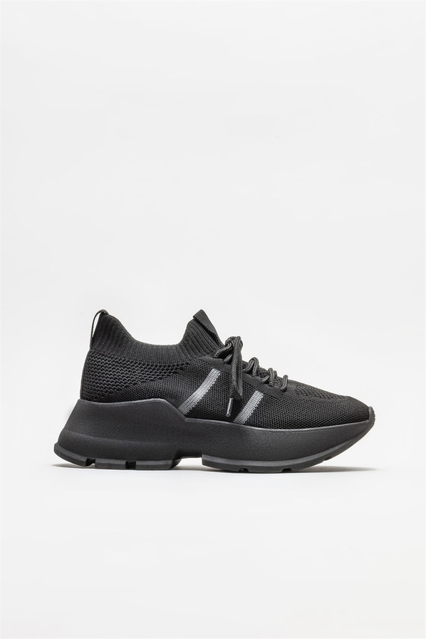 Siyah kadın spor ayakkabı - Elle Shoes