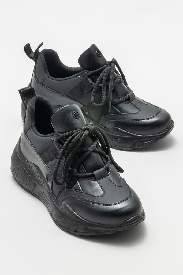 Siyah kadın spor ayakkabı - Elle Shoes