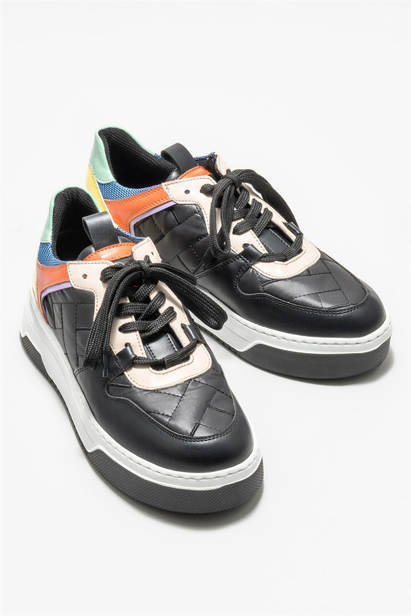 Siyah kadın sneaker - Elle Shoes