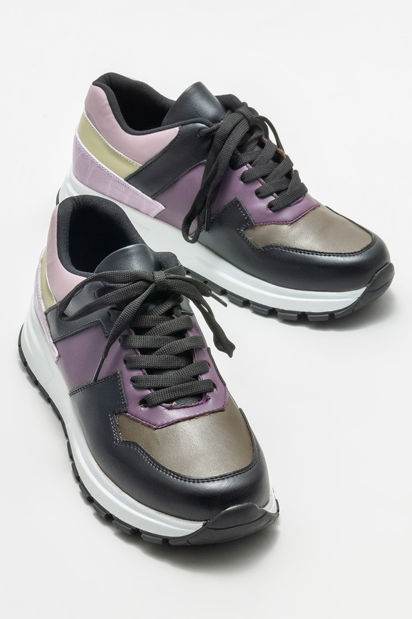 Siyah kadın spor ayakkabı - Elle Shoes