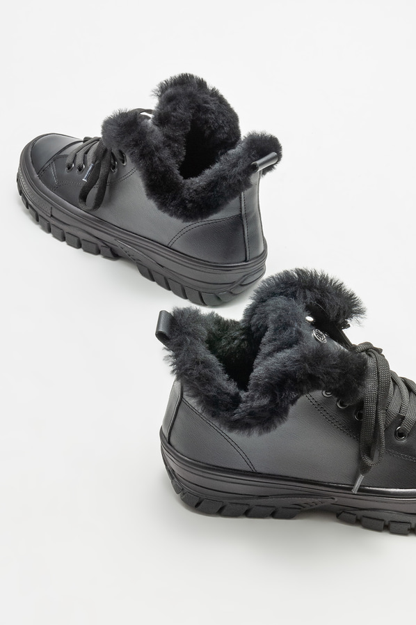 Siyah kadın spor ayakkabı - Elle Shoes