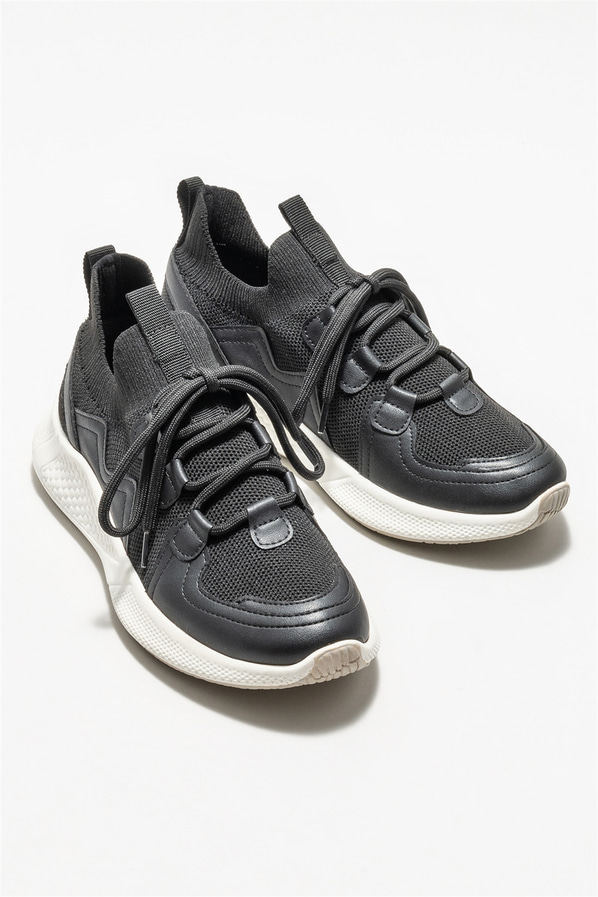 Siyah kadın sneaker - Elle Shoes