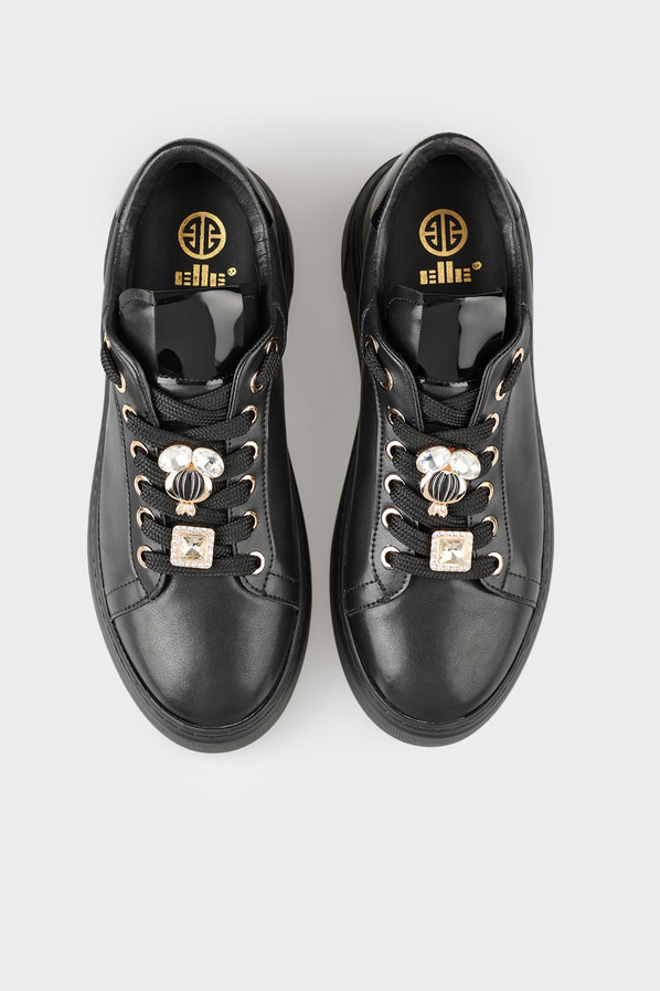 Siyah kadın sneaker - Elle Shoes