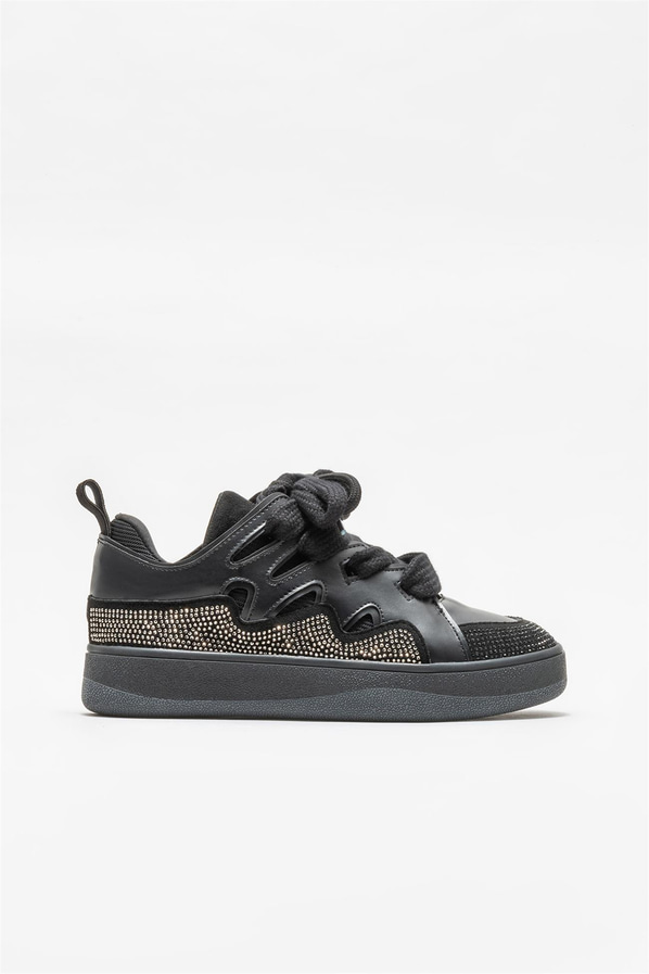 Siyah kadın sneaker - Elle Shoes