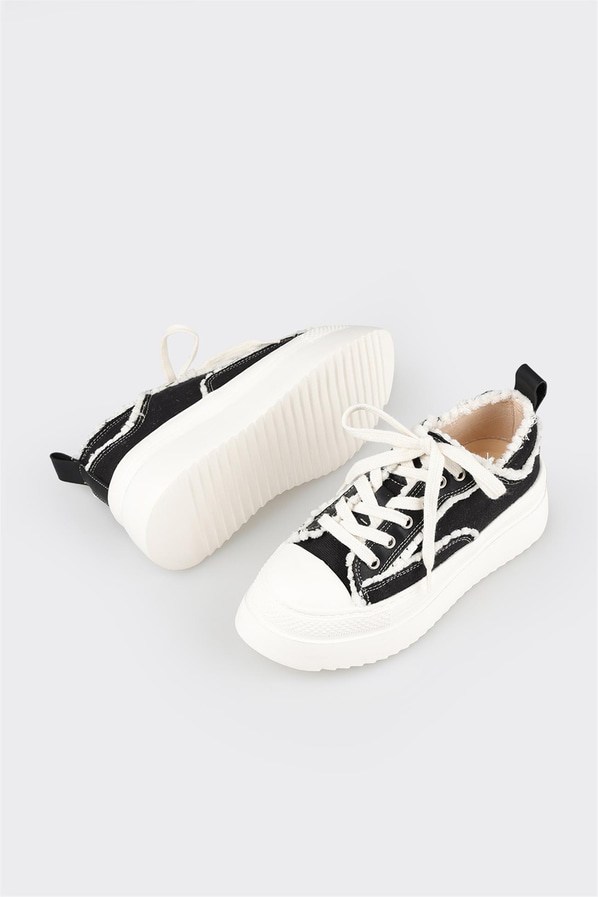 Siyah kadın sneaker - Elle Shoes
