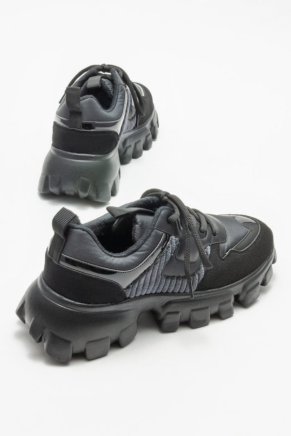 Siyah kadın spor ayakkabı - Elle Shoes