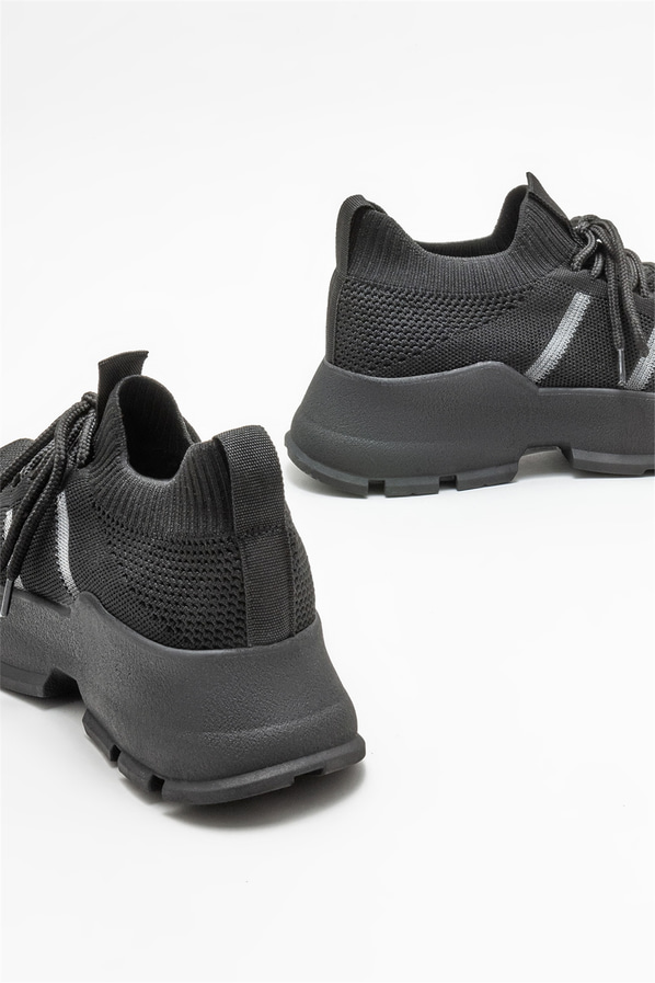 Siyah kadın spor ayakkabı - Elle Shoes