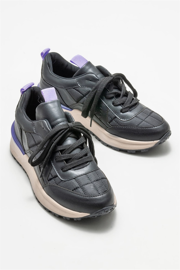 Siyah kadın spor ayakkabı - Elle Shoes