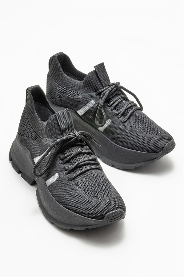 Siyah kadın spor ayakkabı - Elle Shoes