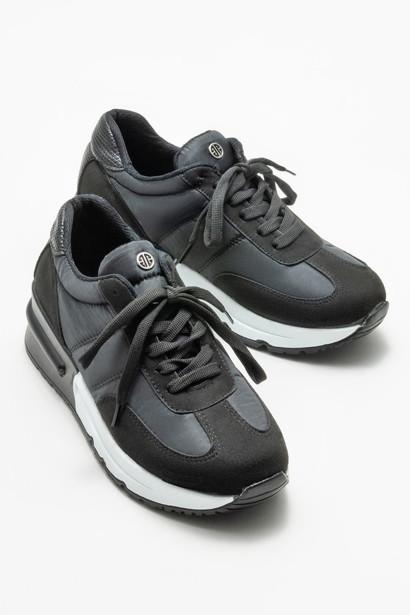 Siyah kadın spor ayakkabı - Elle Shoes