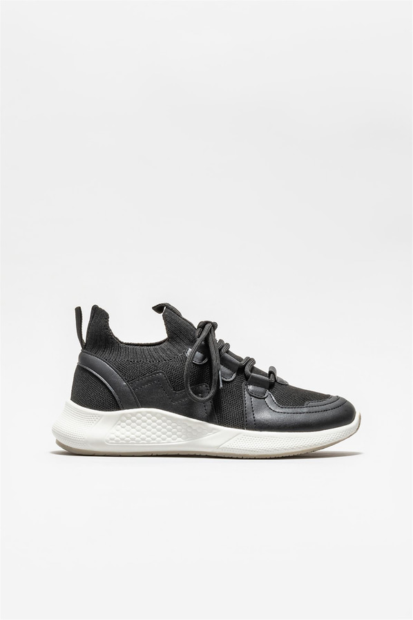 Siyah kadın sneaker - Elle Shoes