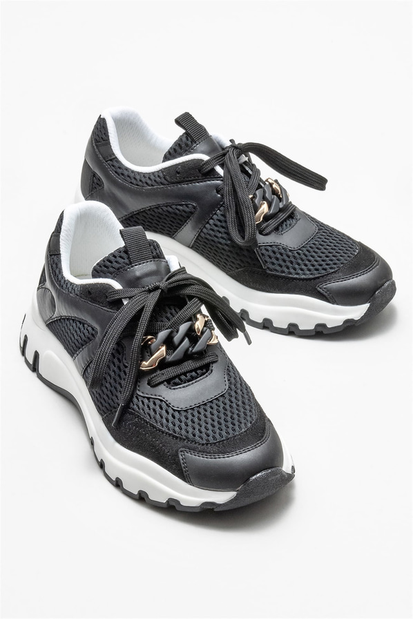 Siyah kadın sneaker - Elle Shoes