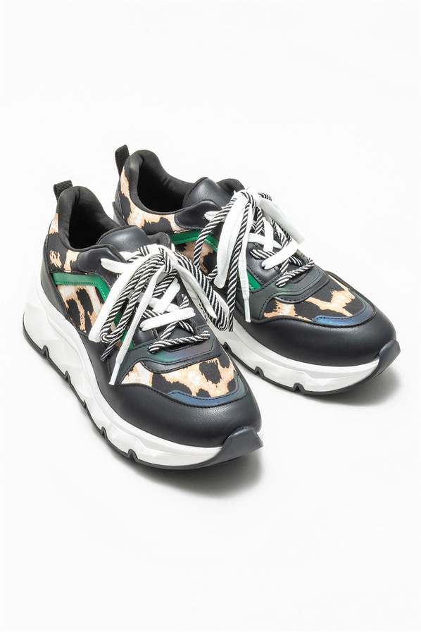 Siyah kadın sneaker - Elle Shoes
