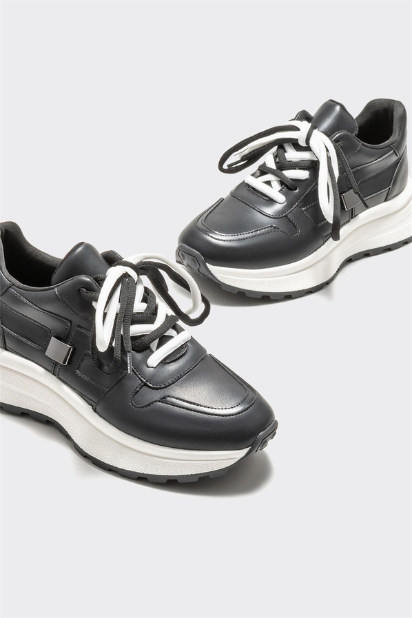Siyah kadın sneaker - Elle Shoes