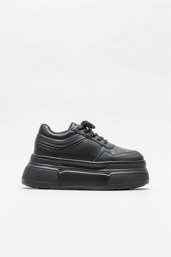 Siyah kadın sneaker - Elle Shoes