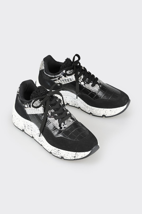 Siyah kadın sneaker - Elle Shoes