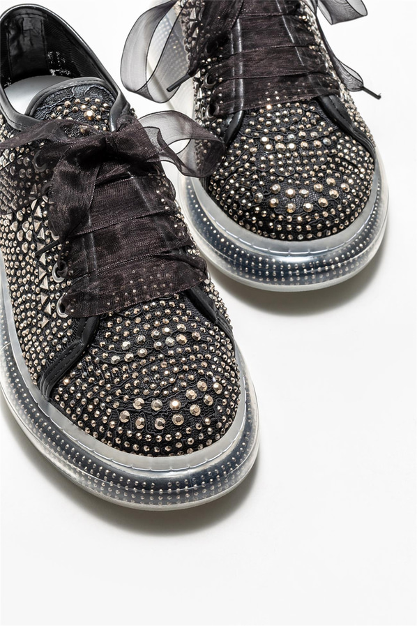 Siyah kadın sneaker - Elle Shoes